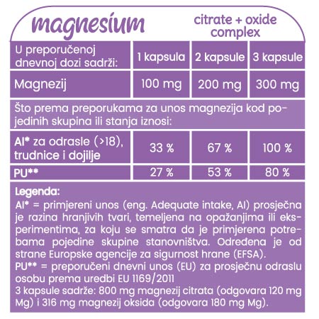magnezij sastav trudnice