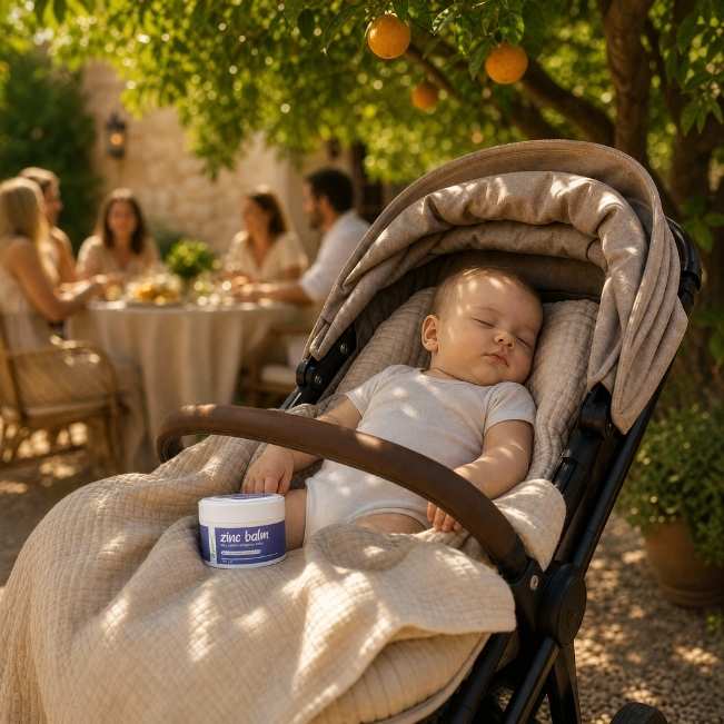 njega bebe s cinkom i mandarinom